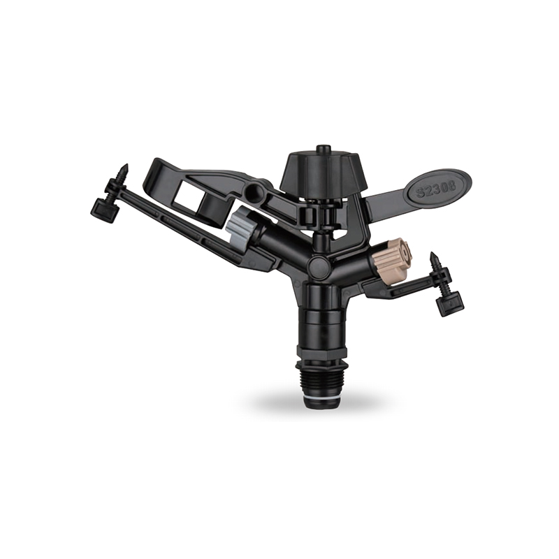 DC-MS2308 Rotary Impact Irrigation Field Orchard Impact Sprinkler med dimmunstycken