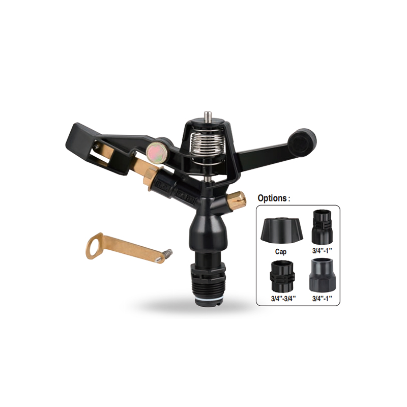 DC-S12-1(RC-160-N) POM jordbruksbevattningssprinkler med mässingsmunstycken