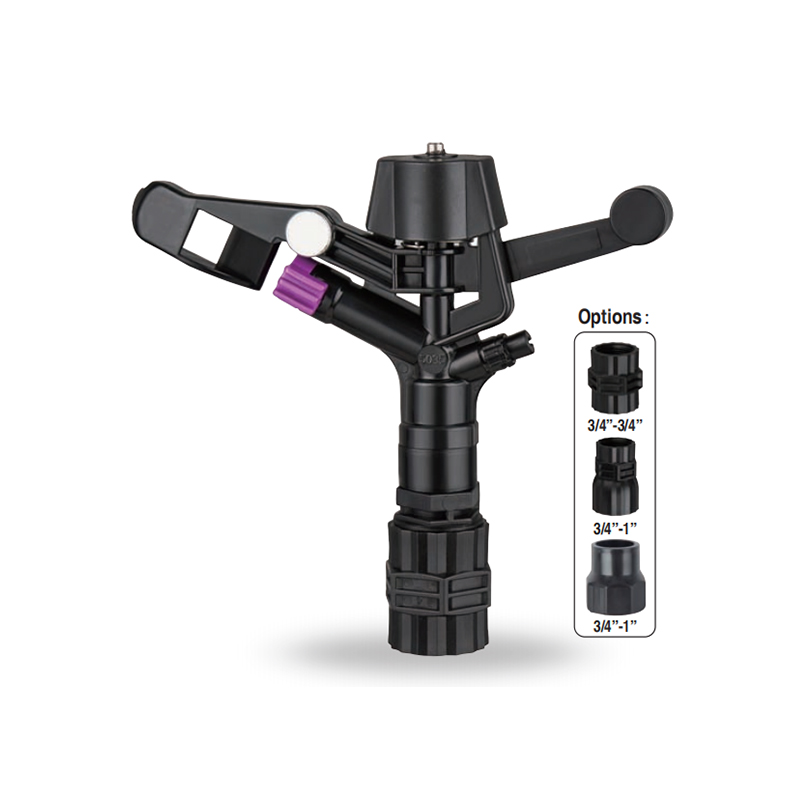DC-S31 SERIEN Dubbelmunstycke Jordbruksvatten Plast Impact Sprinkler För Bevattningssprinkler